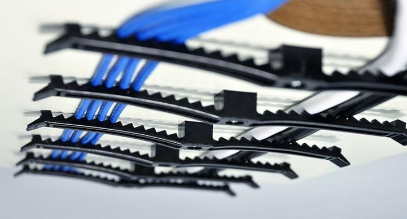 Cable Cleat Organizer - rugged IP-rated connector with secure locking geometry